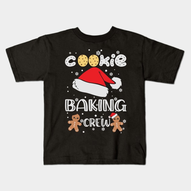 Cooking Baking Crew Funny Matching Family Christmas Gift Kids T-Shirt by BadDesignCo